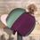 Thumbnail: Khaki burgundy sparkling helmet cover 