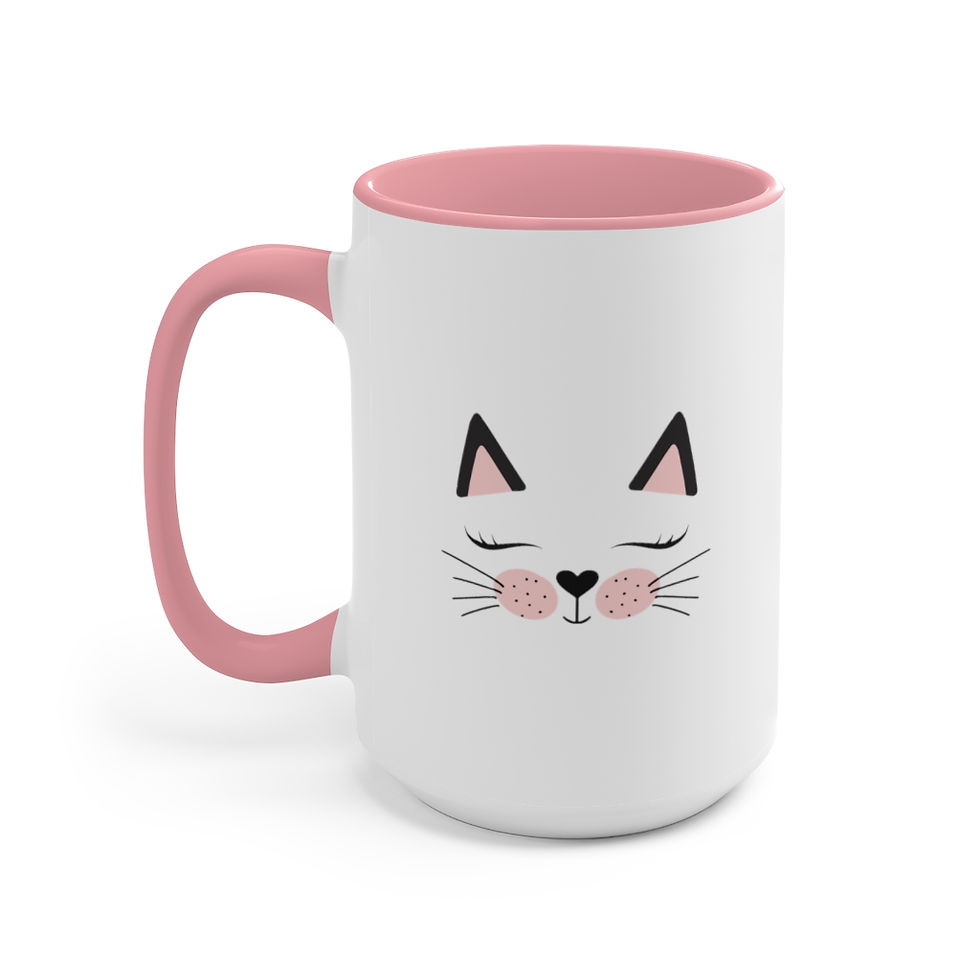 Thumbnail: "Cat Face" Accent Mug