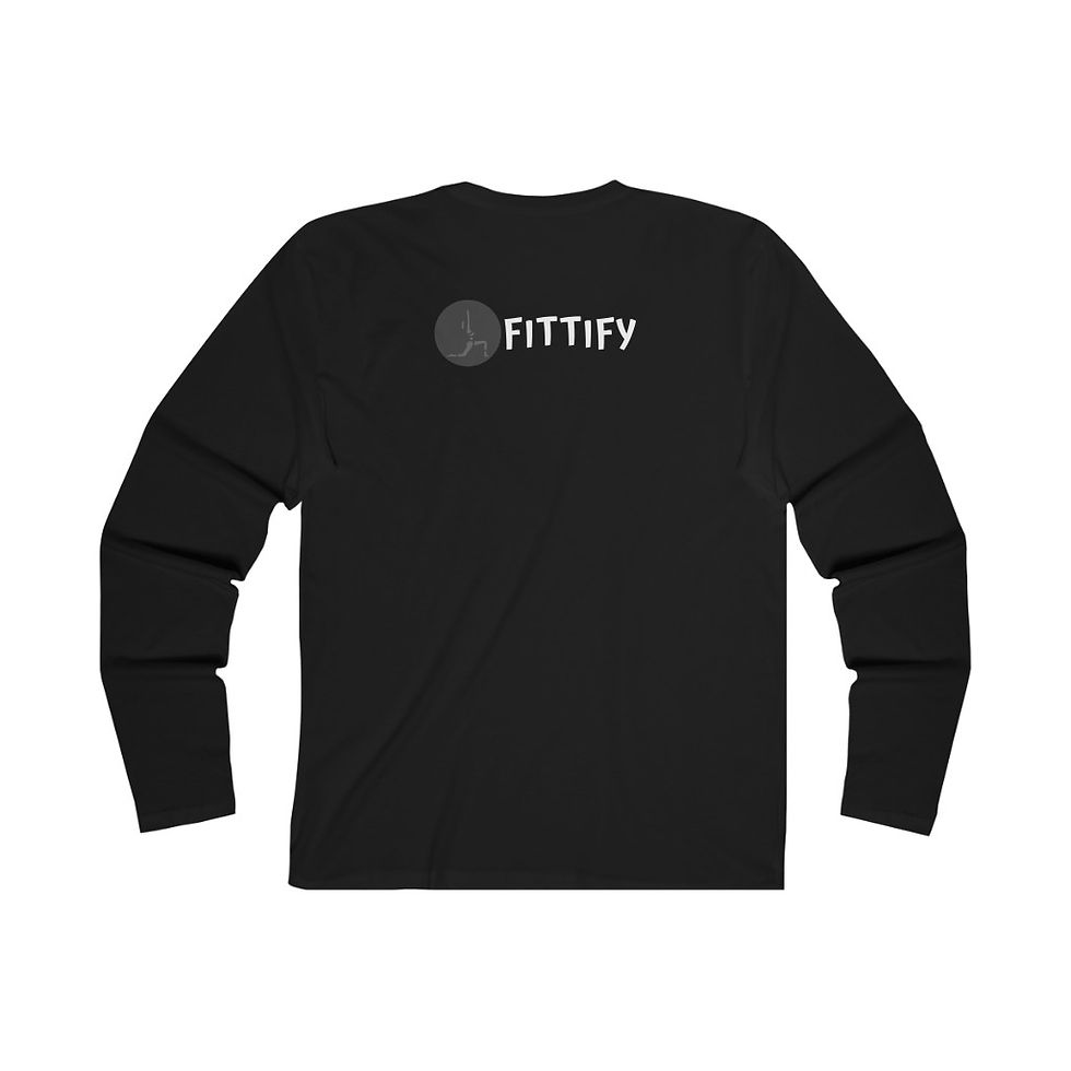 Thumbnail: "Don't Stop" Fittify Men's Long Sleeve Crew Tee