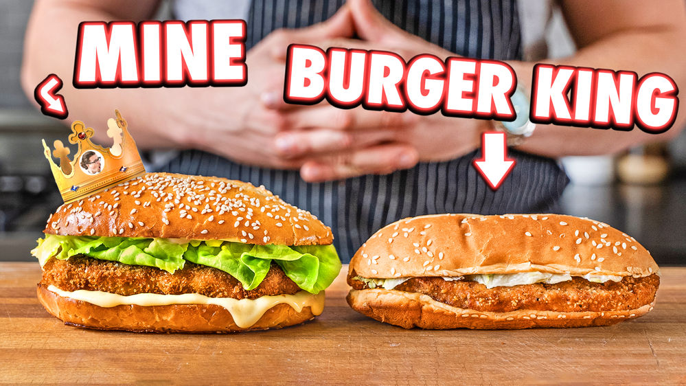 Making the Burger King Original Chicken Sandwich At Home But Better