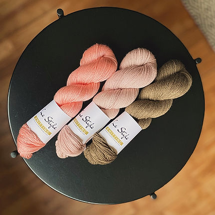 Laines et fils à tricoter Le Style Knitting