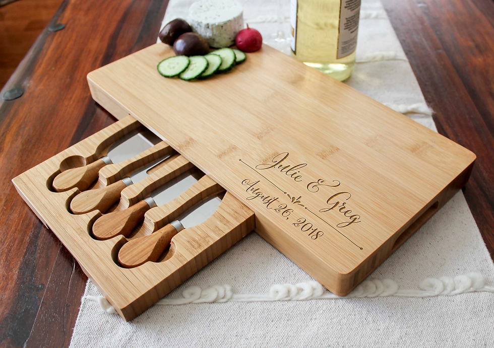 Thumbnail: Customized cheese board set