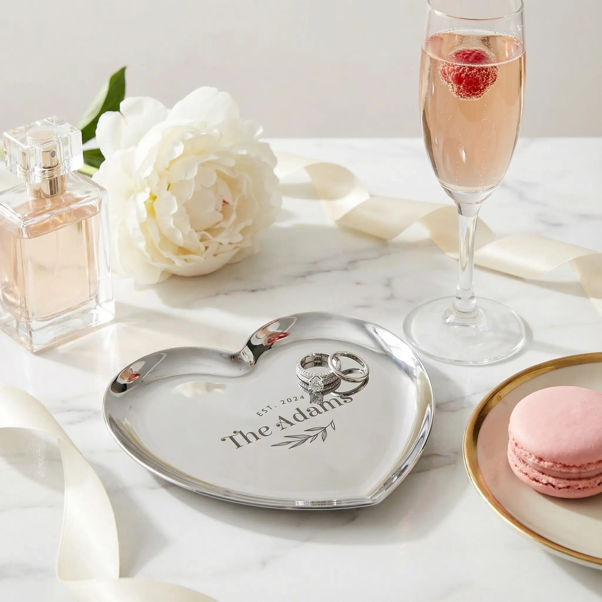 Personalized Wedding Ring Dish