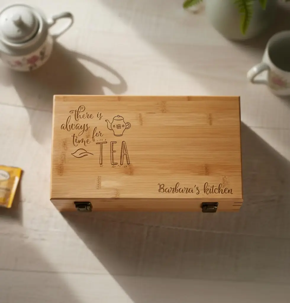 Thumbnail: Personalized Tea Box for tea lovers