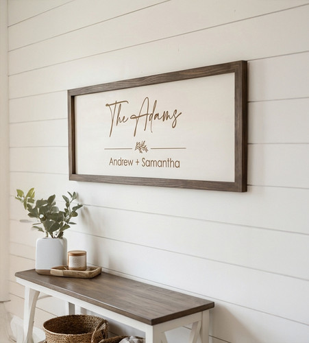 Custom Wood Sign, Personalized Wooden Wall Decor, Work Business
