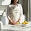 Thumbnail: Personalized Cream Kitchen Apron | Custom Printed Gift for Her