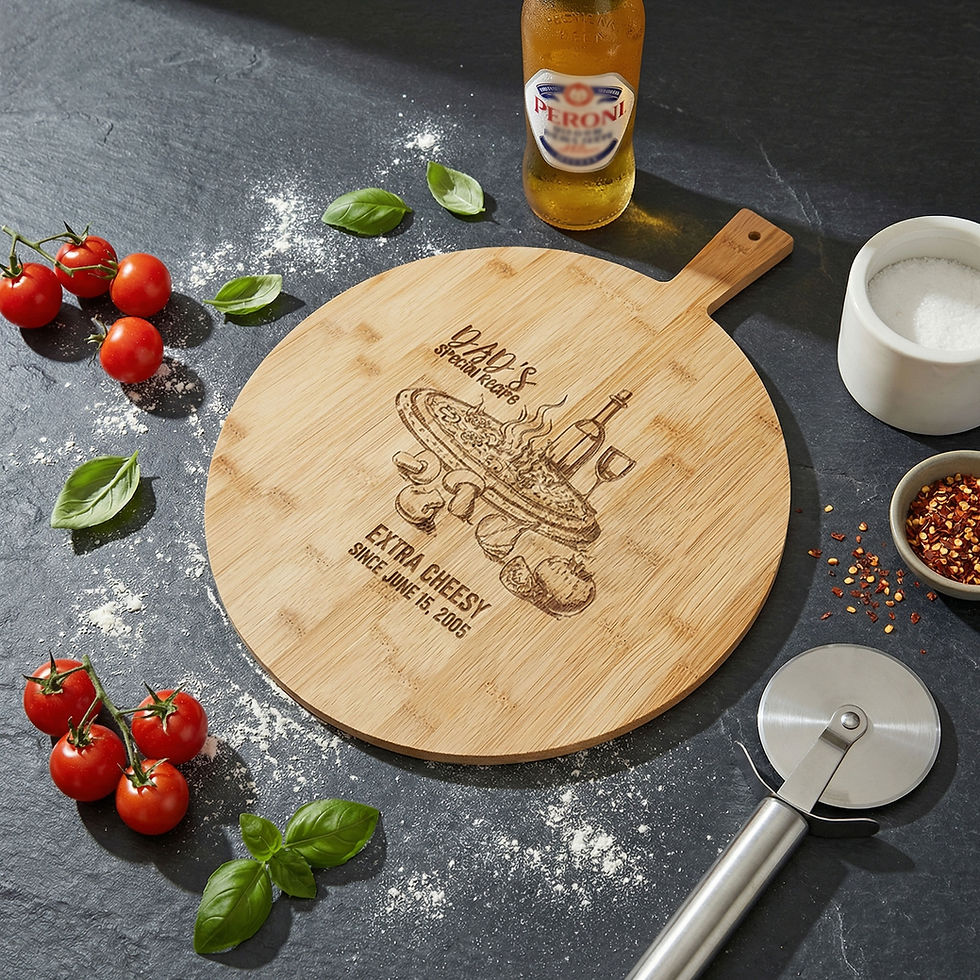 Thumbnail: Personalized Pizza Serving Board for Father’s Day – The Ultimate Gift for Dad