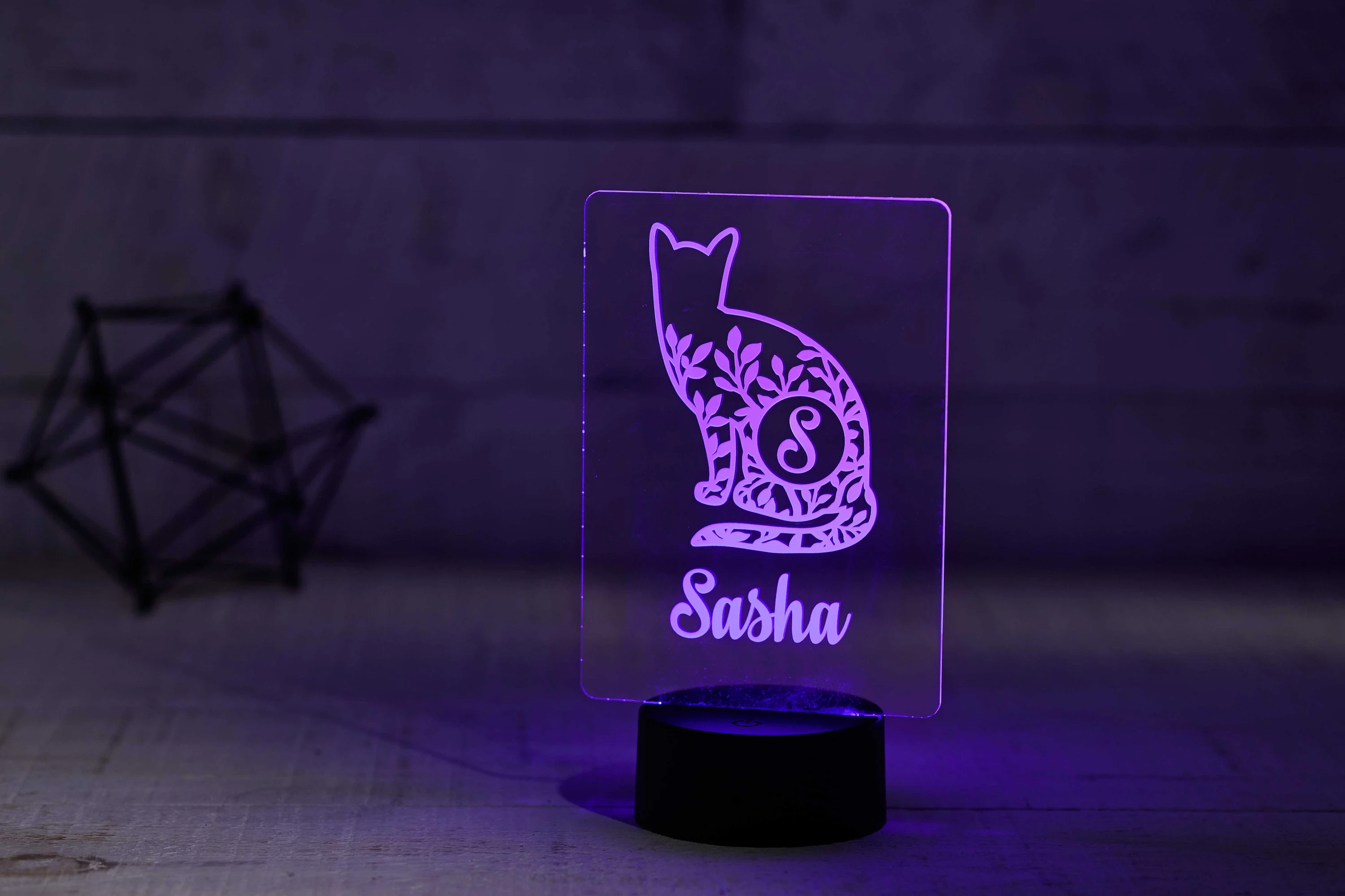 Custom Kids Night Light – Personalized LED Name Lamp for Nursery or Bedroom