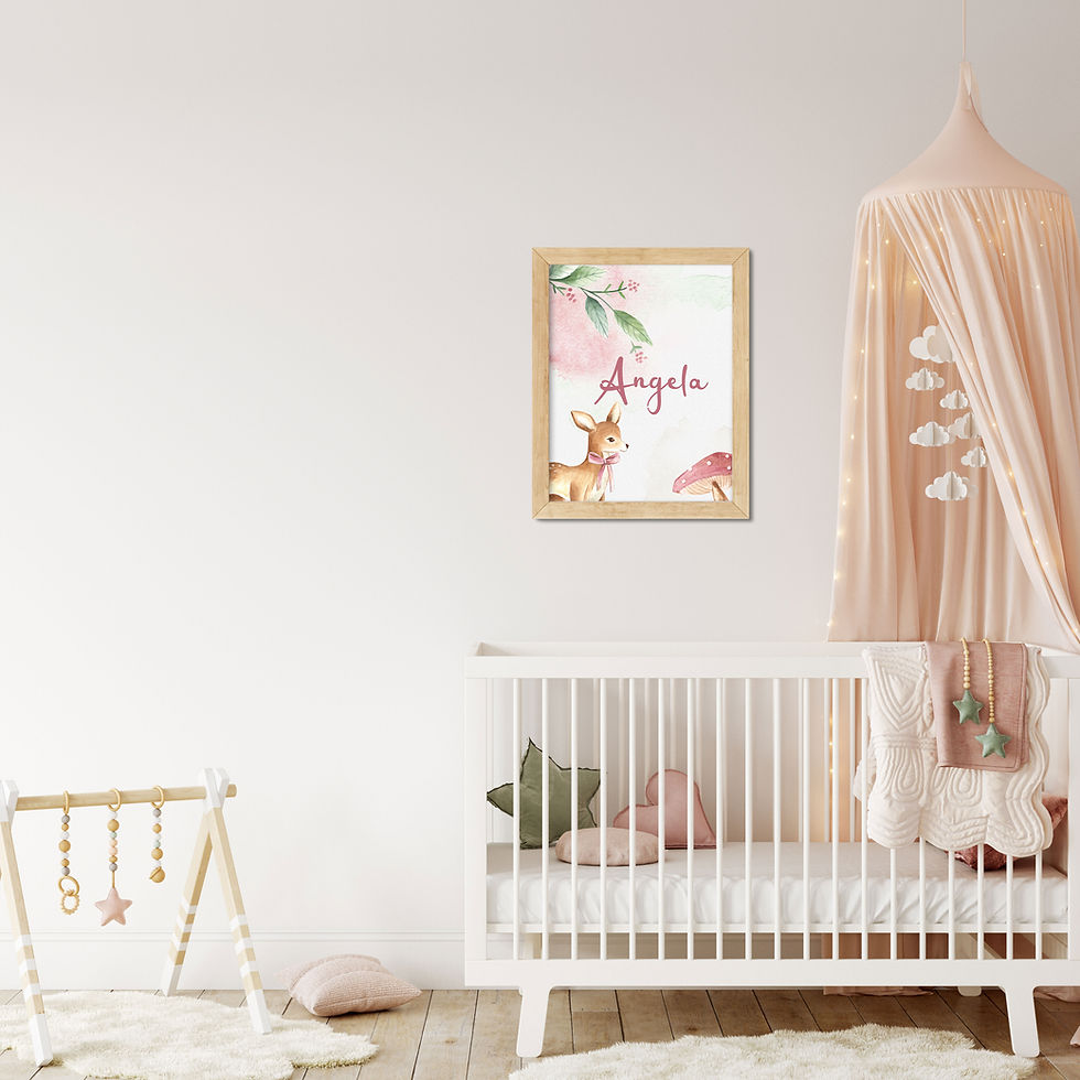 Thumbnail: Personalized Kids Wall Art Design 4