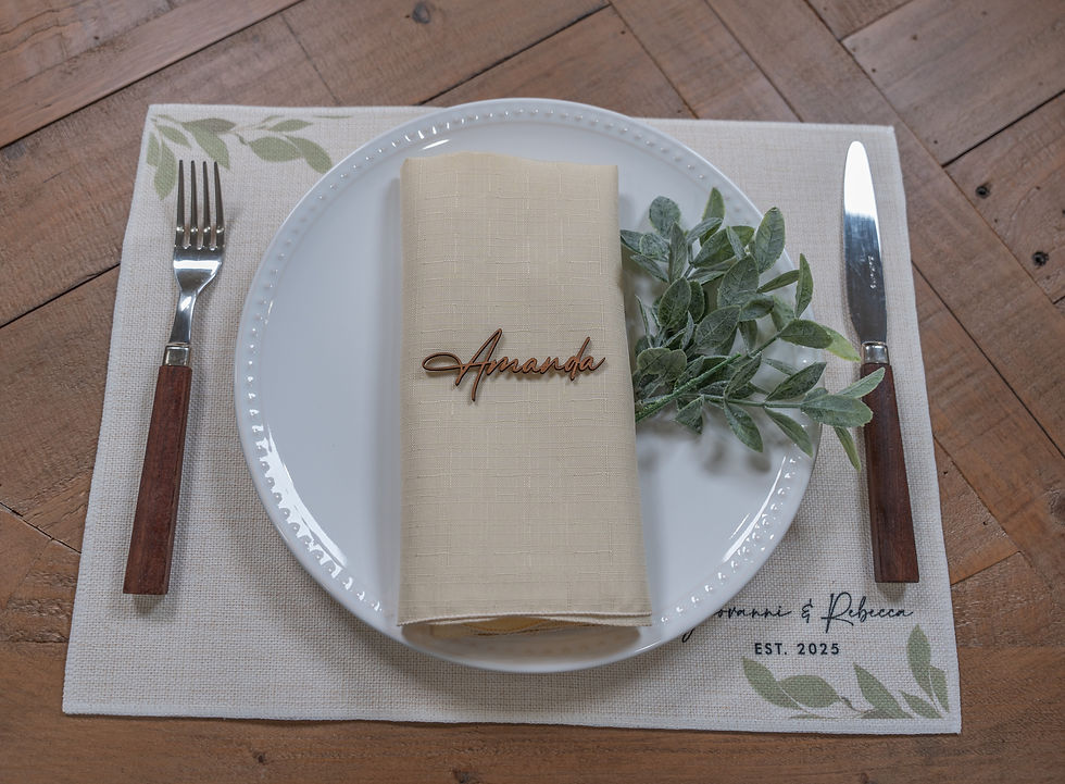 Thumbnail: Personalized Wedding Place Names