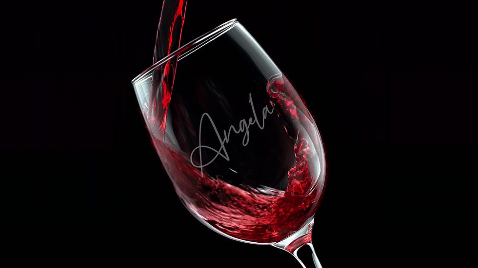 Miniature : Personalized Bridal Party Wine Glass