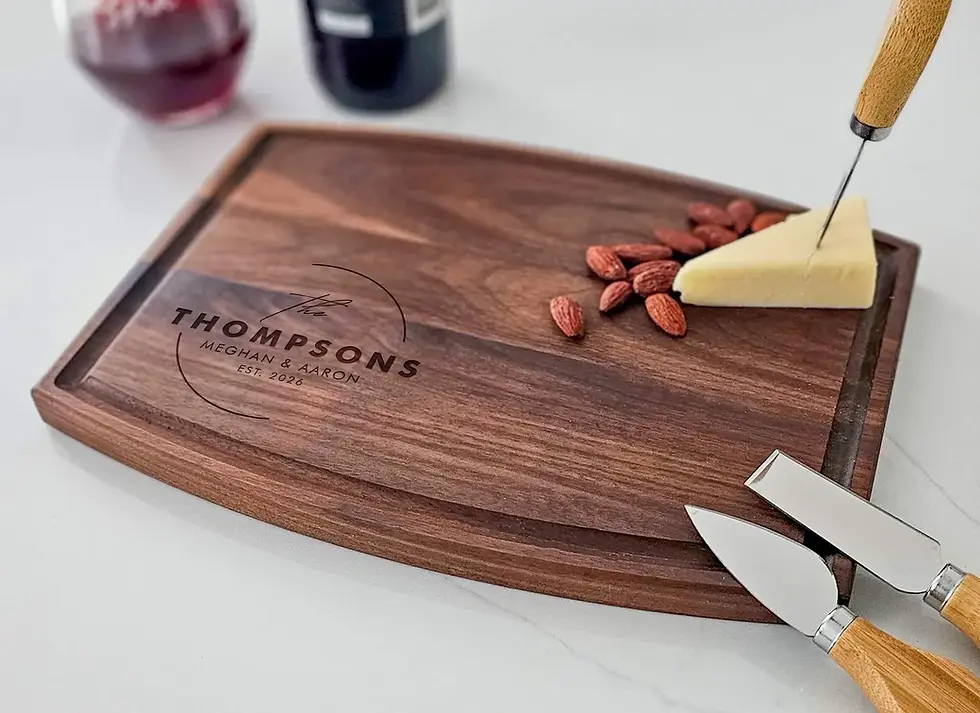 Thumbnail: Custom Cutting Board for Couples | Personalized Wedding & Housewarming Gift