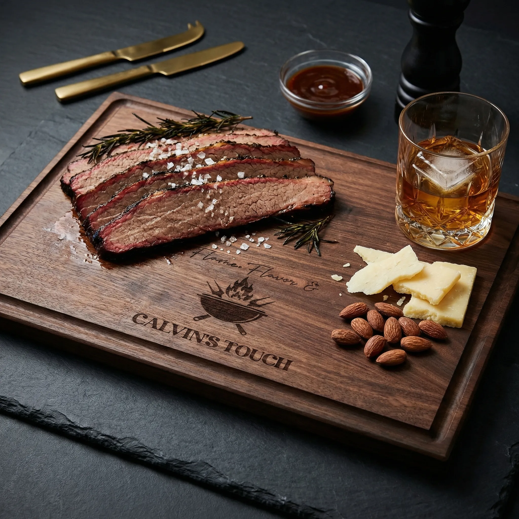 Personalized Walnut Cutting Board
