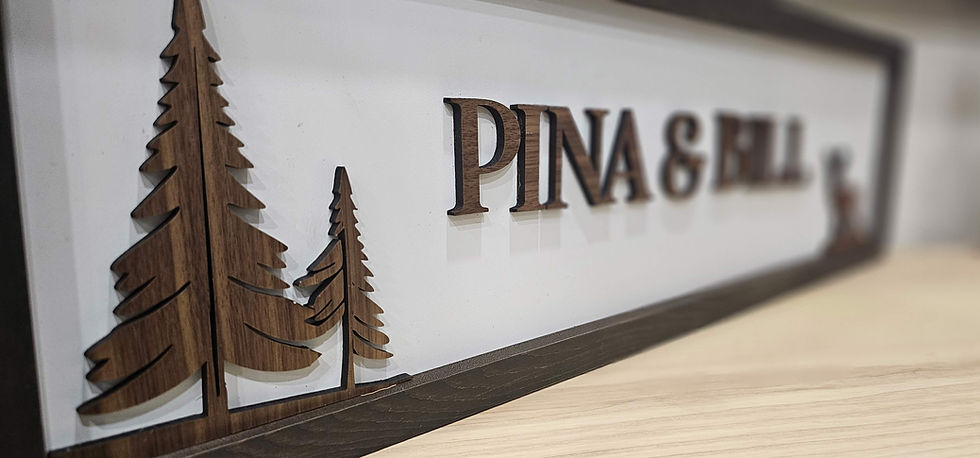 Thumbnail: Personalized 3D Wooden Signs