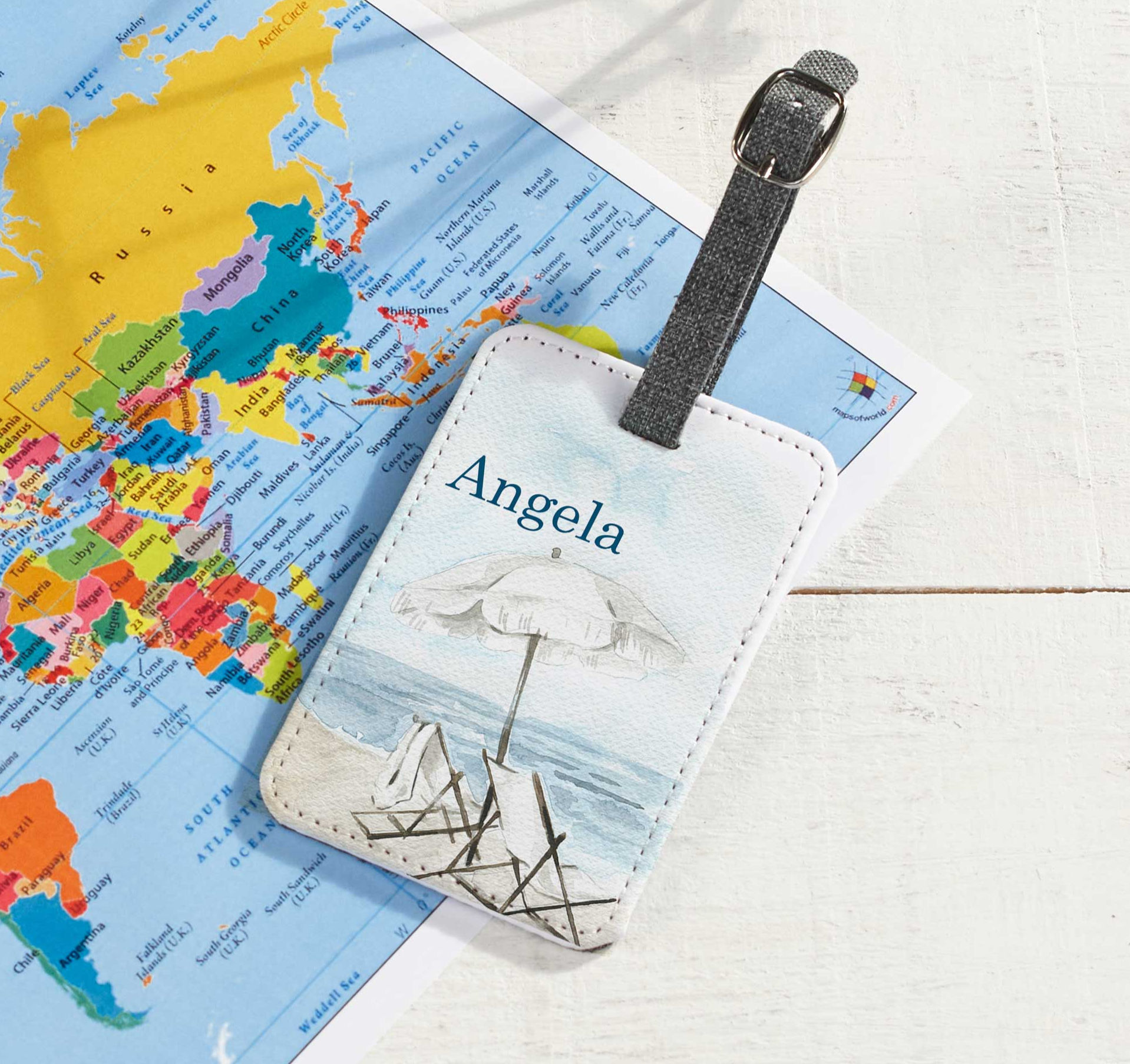 Étiquette de bagage personnalisée – Cadeau de voyage unique pour elle
