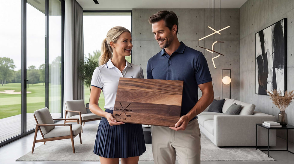 Thumbnail: Personalized Golf Cutting Board | Custom Bachelor Party Gift