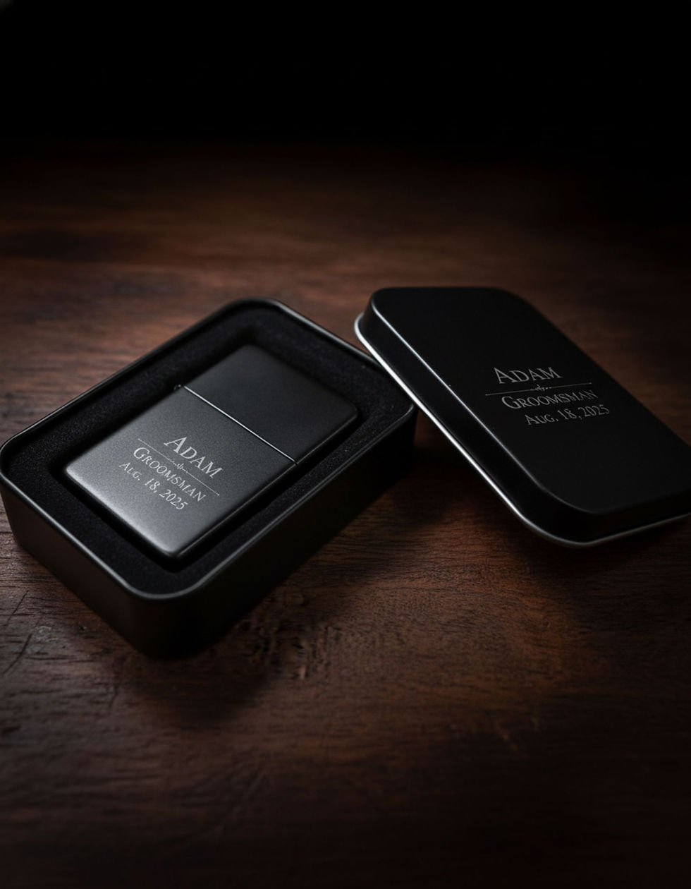 Thumbnail: Personalized Matte Lighters for Groomsmen – Timeless Gifts