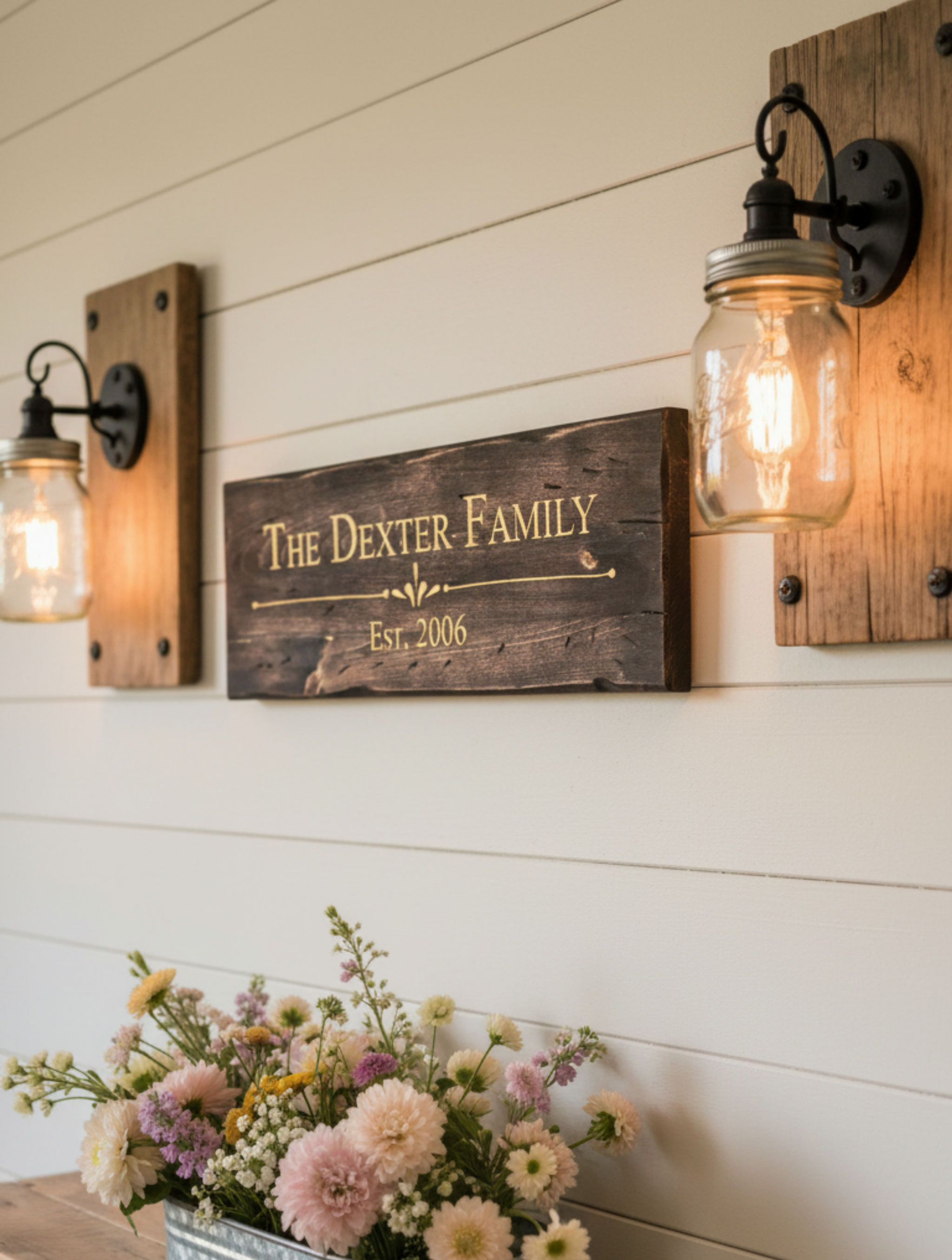Personalized Rustic Wooden Signs - Custom-Made for Your Home or Business