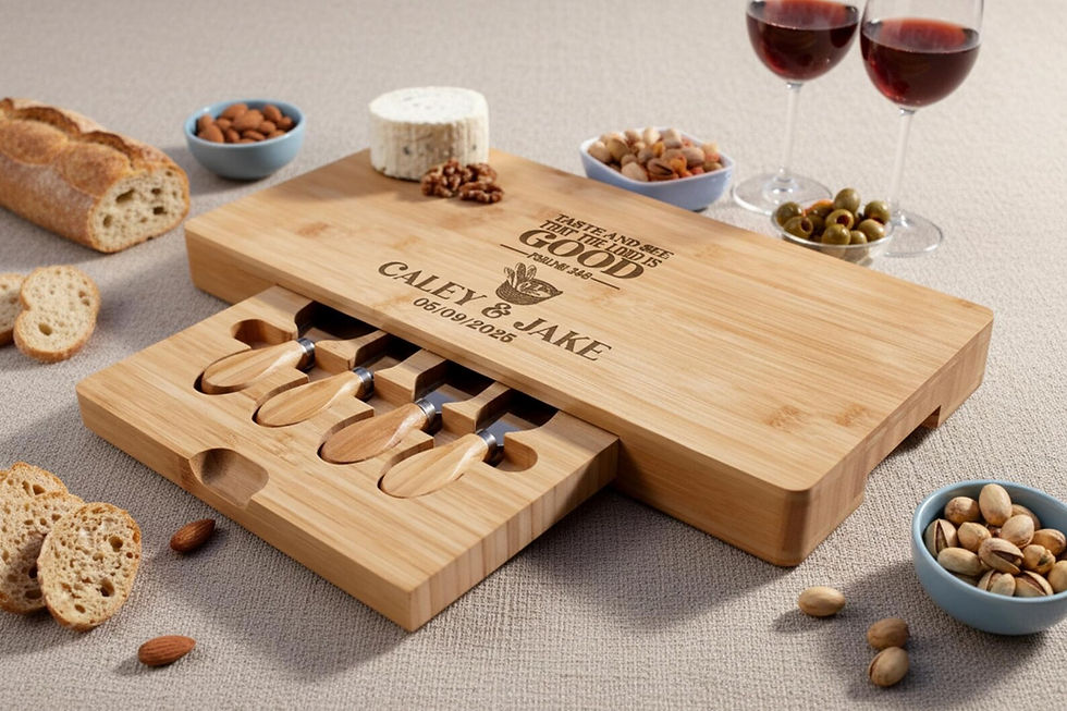 Thumbnail: Personalized Bible Verse Charcuterie Board | Religious Couple Gift