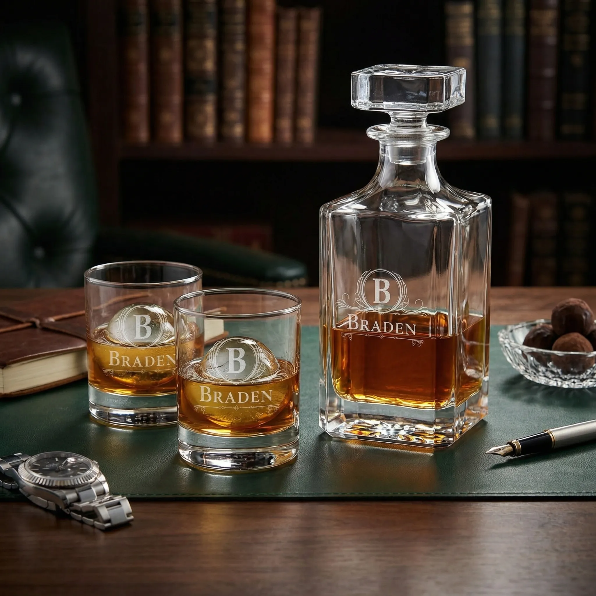 Personalized Decanter Set