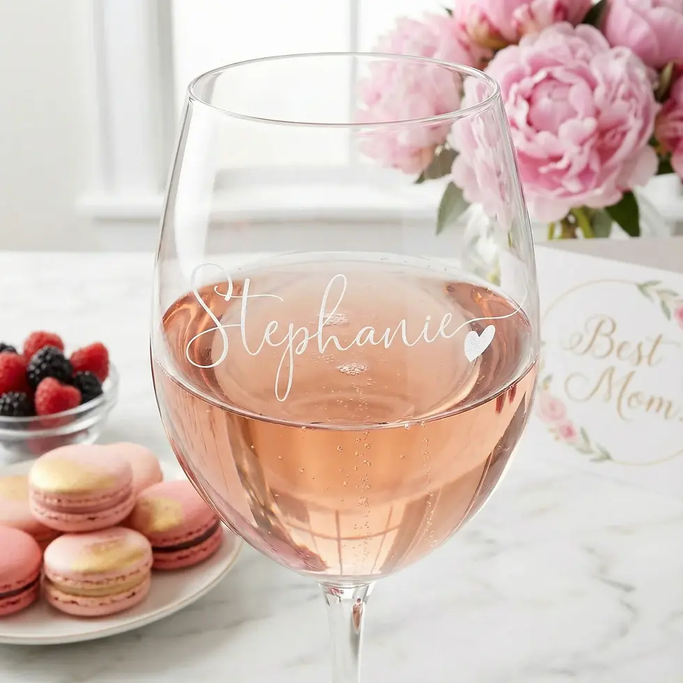Thumbnail: Personalized Wine Glass – A Thoughtful Gift for Mom