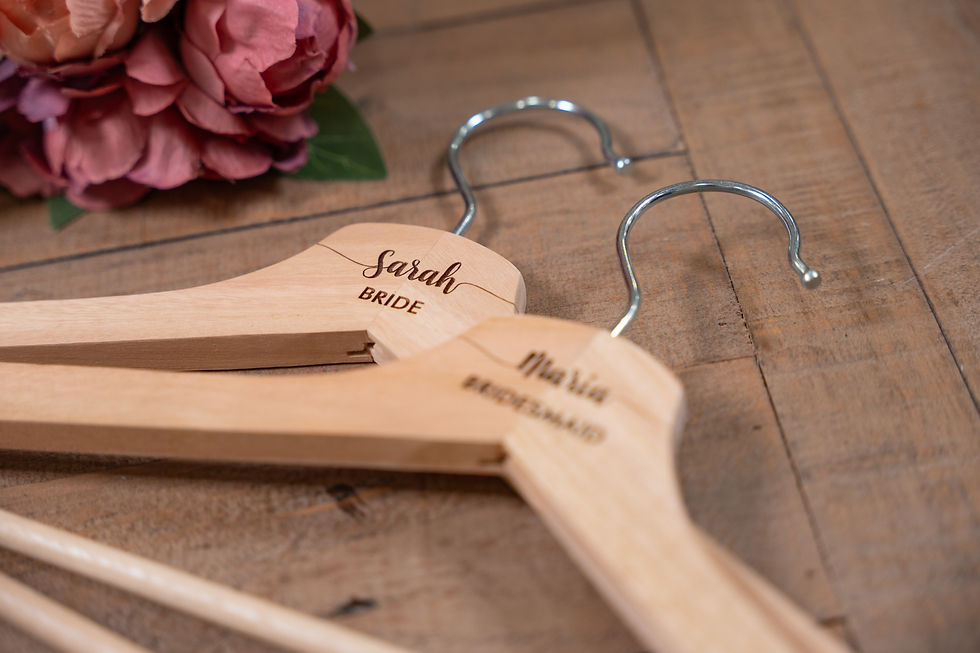 Miniature : Personalized Bridesmaid Hangers