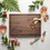 Miniature : Personalized walnut cutting board with signature script family name The Browns and EST 2025.