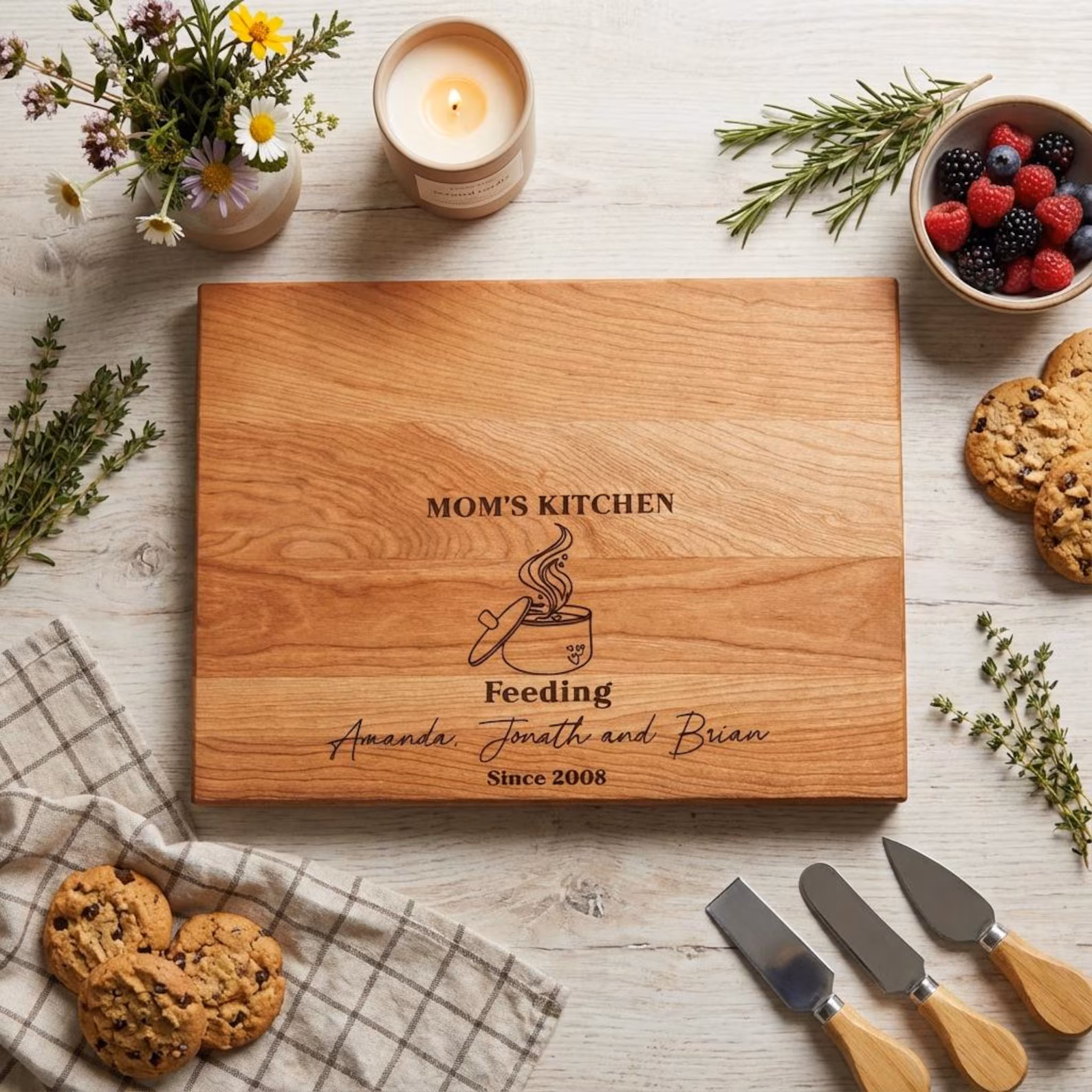 Personalized Cutting Board For Mom