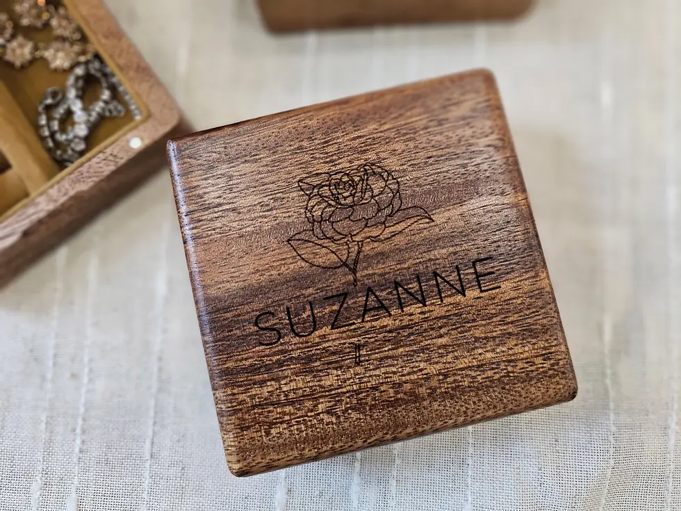 Miniature : Personalized Jewelry Box
