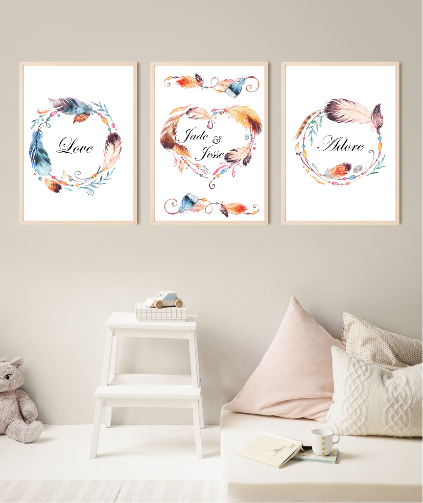 Thumbnail: Sacred Hearts Family/Love Prints