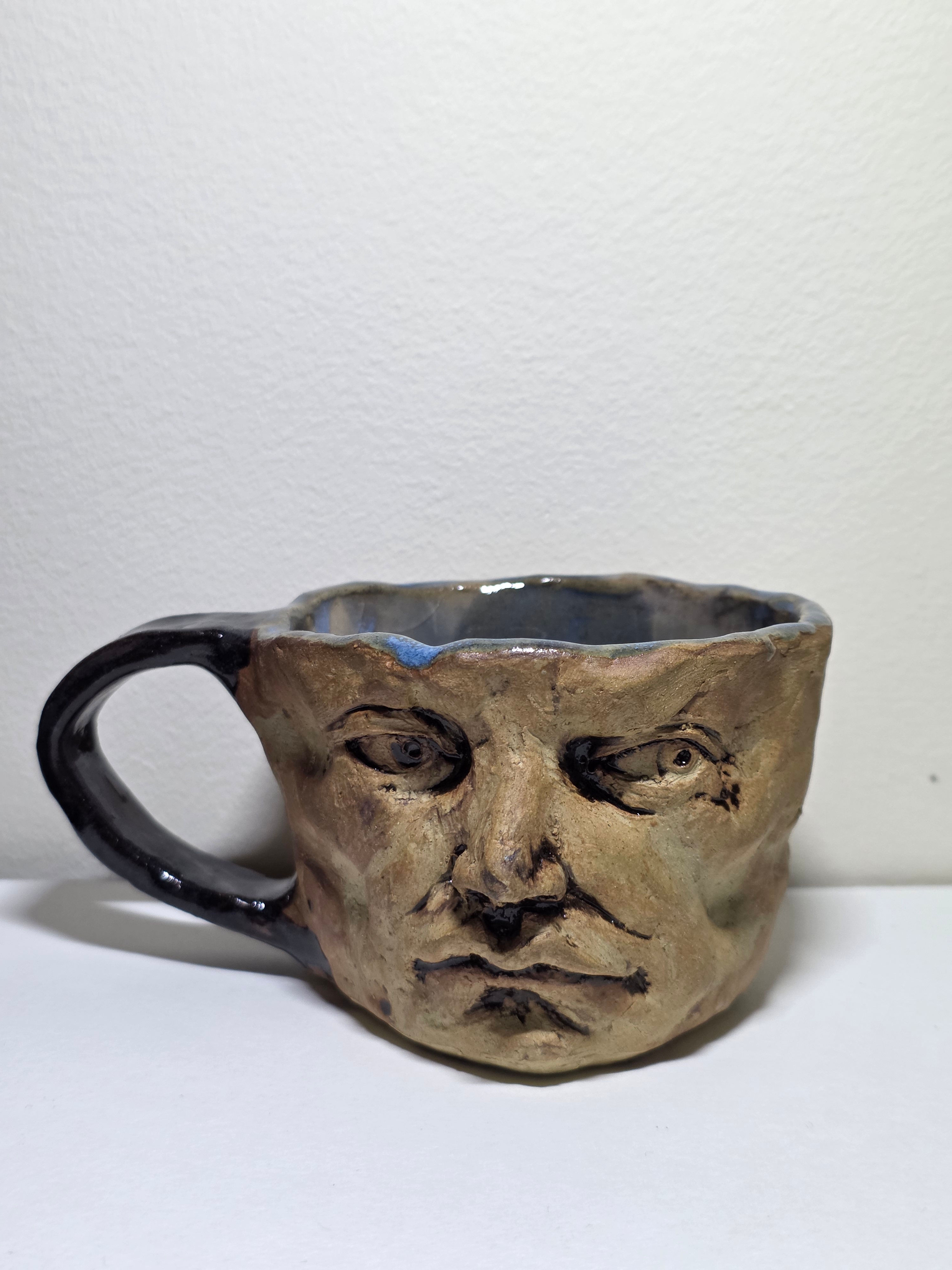 STUDY NO. 04 - Grant's Rant, Face Vessel by Adam Rush (Handmade)