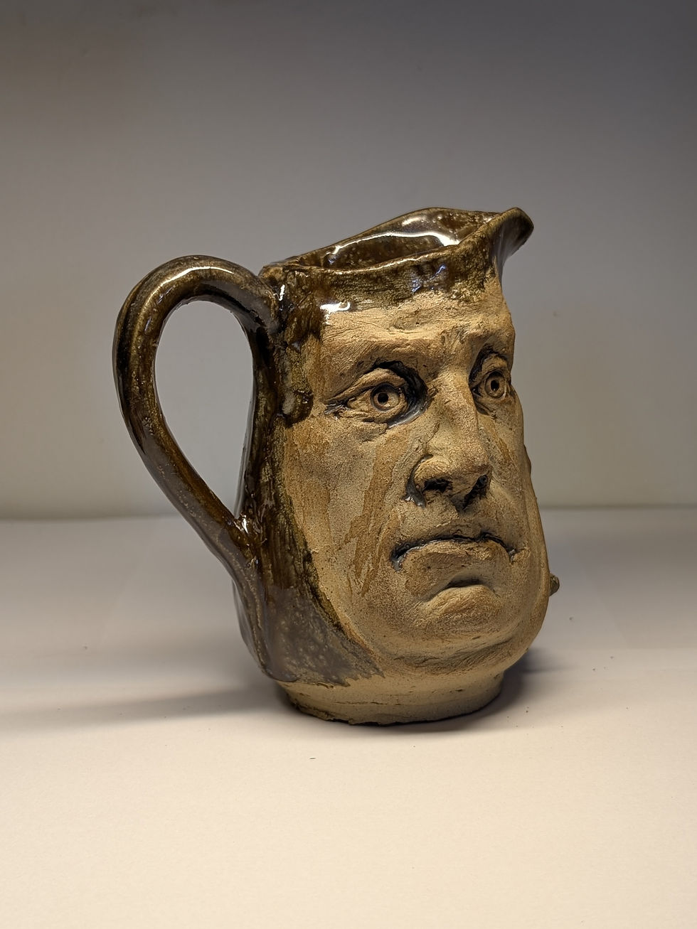 Thumbnail: Touch of Tears, Unique Face Jug Vessel - Adam Rush