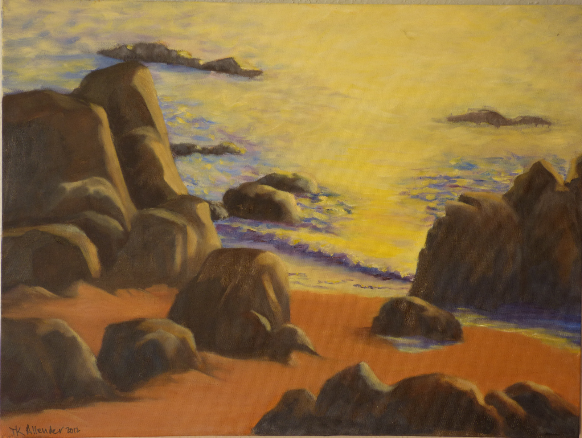 Escondida Sunset - 18 x 24