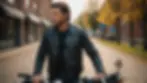 My Lone Wolf Leather Biker Jacket