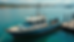 High angle view of a 16 feet plastic fishing boat docked at a wooden pier