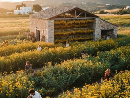 Sustainable Dried Flower Production – Mediterranean harvesting by Tuna Sourcing