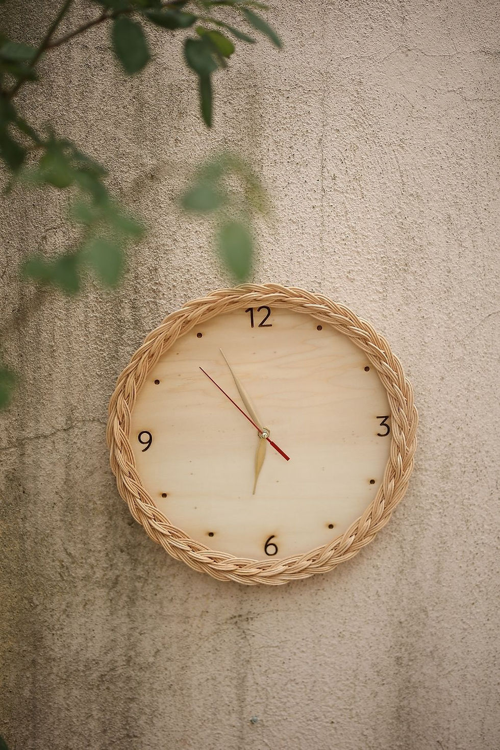 Thumbnail: Bamboo Yellow Color Wall Clock Dreamed By Bamboom