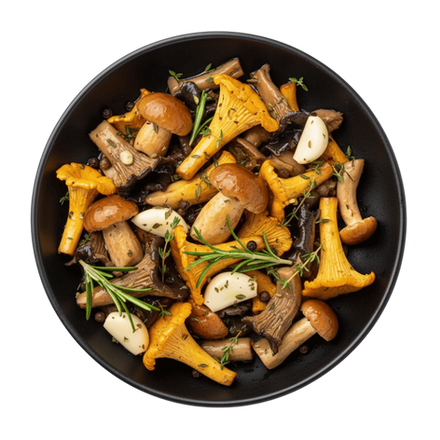 Marinated Mixed Forest Mushrooms