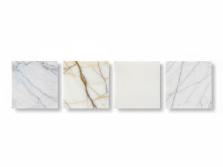 Beyaz mermer türleri ve doğal taş yüzey detayları – Tuna Marble