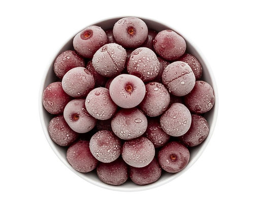Frozen Sour Cherry in a bowl 