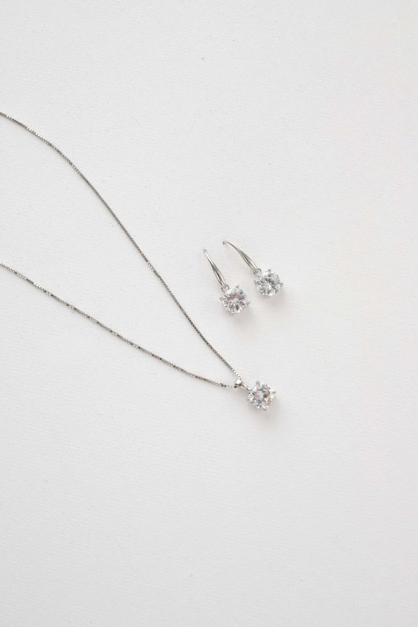 Schmuck Braut Halskette Ohrringe Set