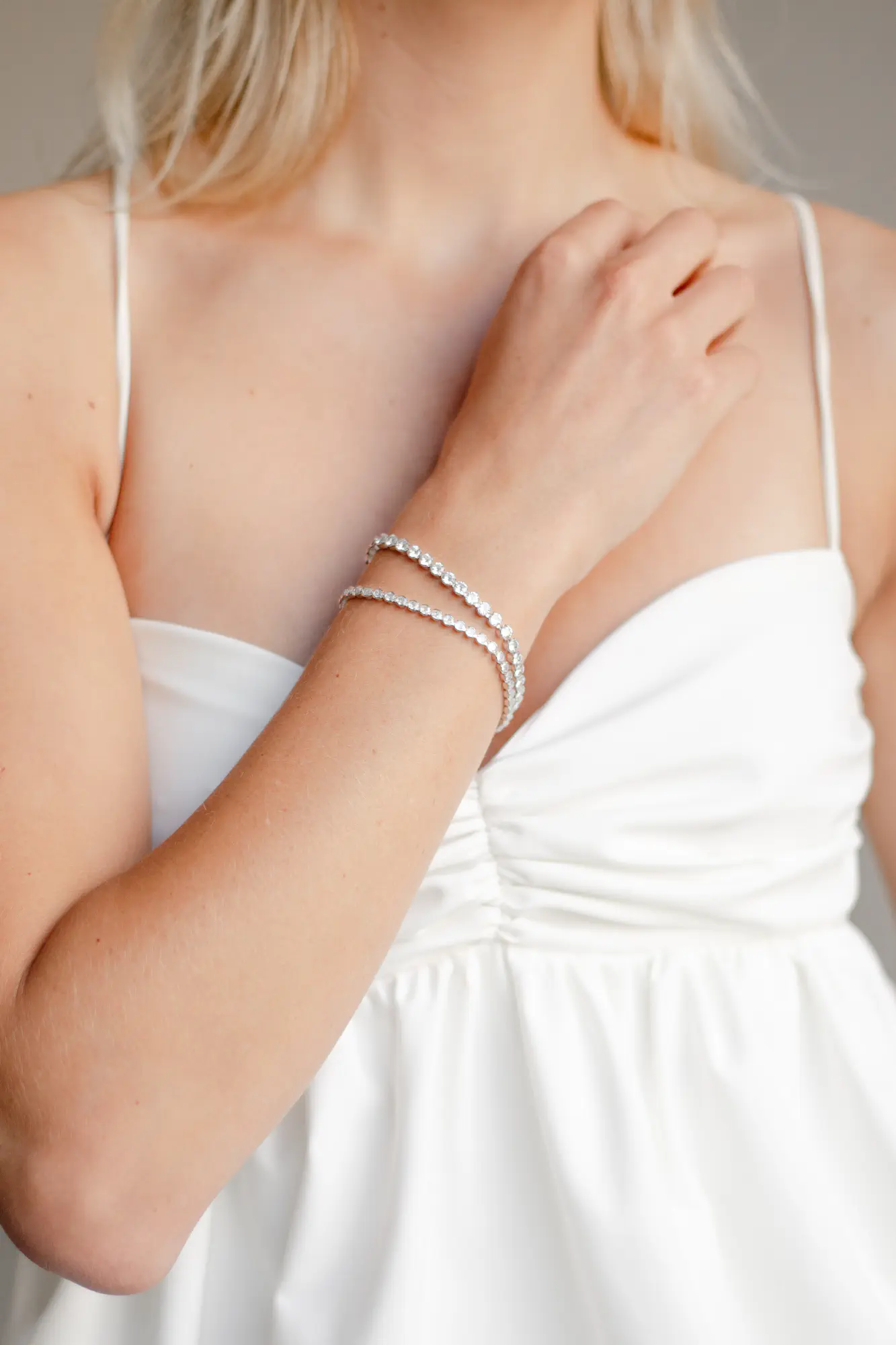 Armband glitzernd Strass Braut neu