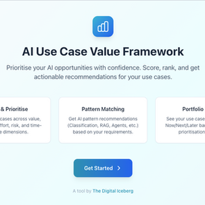 Free Tool: Start Prioritising your AI Use Cases