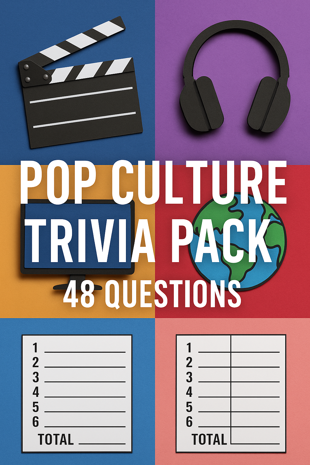 Pop Culture Trivia Kit