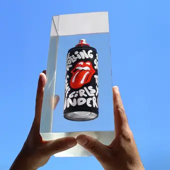 Portrait of pop artist Dr. Pop