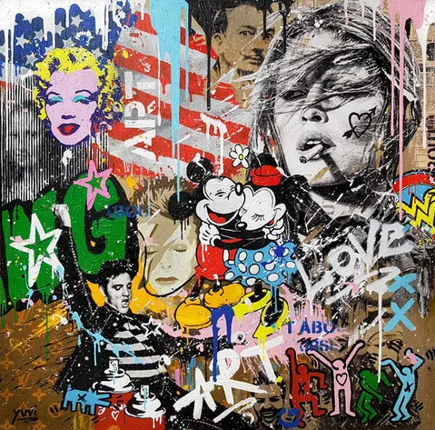 Pop art collage by Yuvi