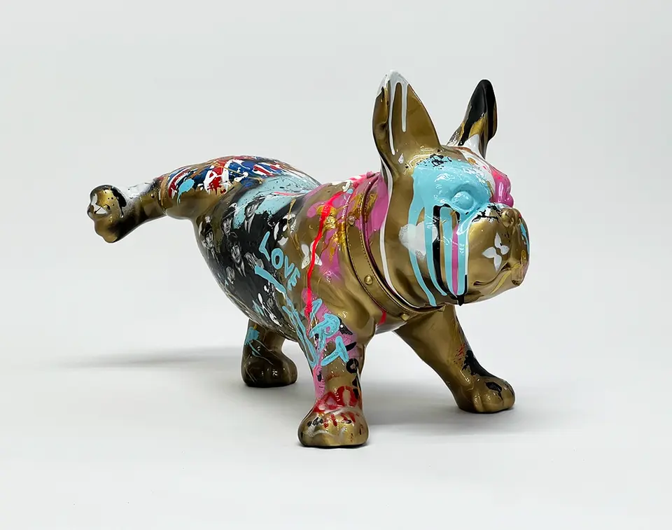 Yuvi sculpture: canine, and cool.
