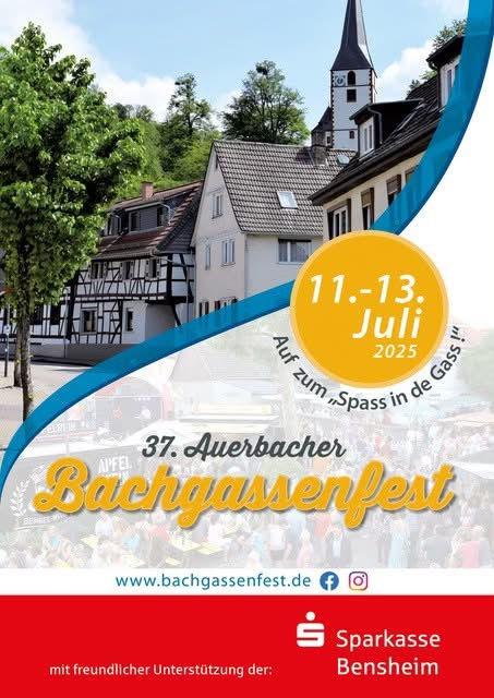 Bachgassenfest wieder mit Weinhandel Frihmess