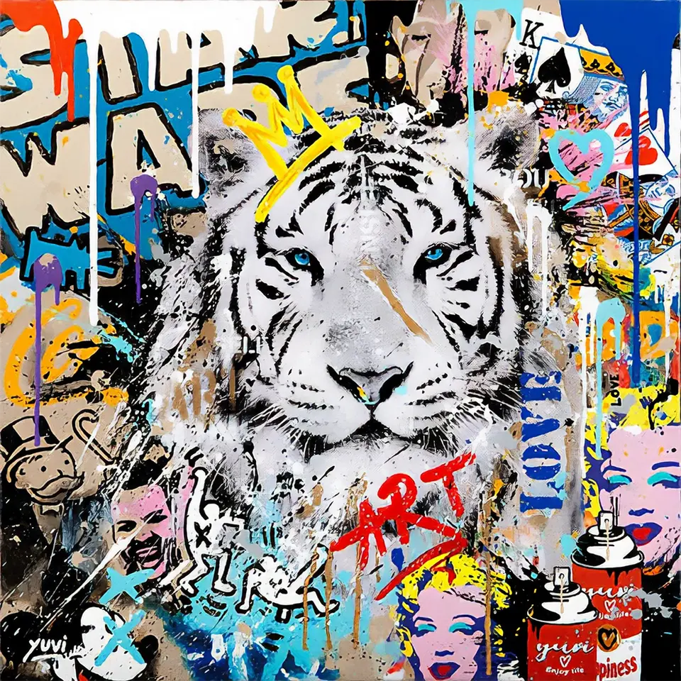 Embellished Print by Yuvi - numbered and signed
