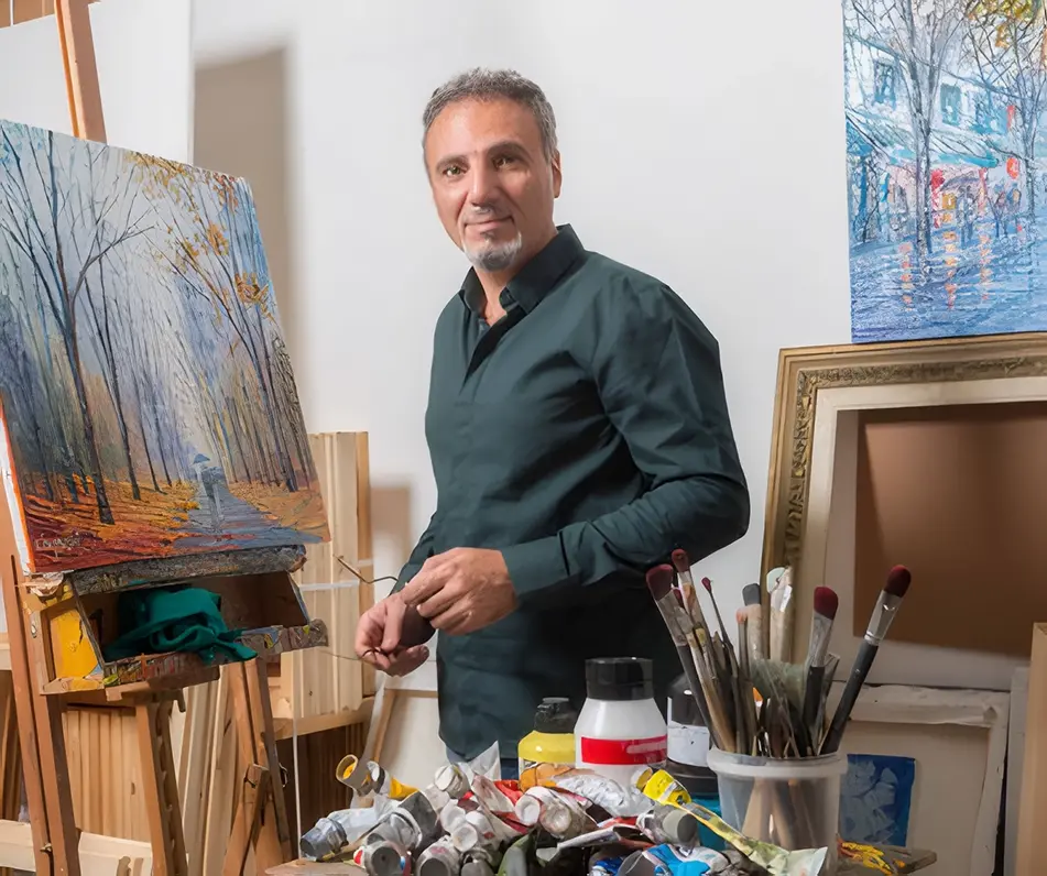 Portrait of fine artist Slava Ilyayev
